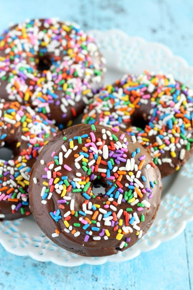 Baked-Chocolate-Donuts