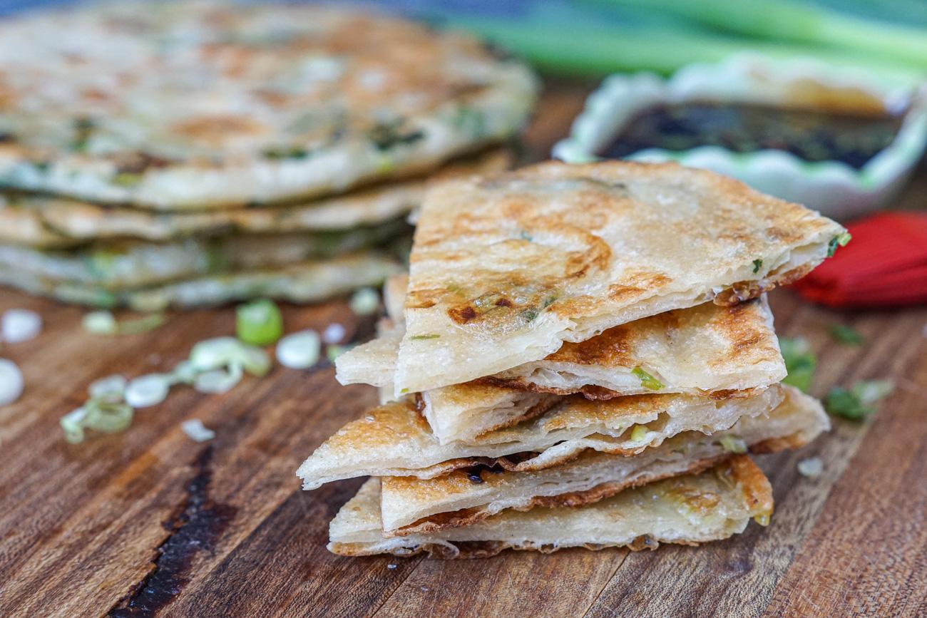 Cong You Bing Chinese Scallion Pancakes - Taras Multicultural Table