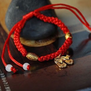 original-ethnic-handmade-red-string-bracelets-transfer-beads-lucky-golden-slipper-full-blessing-shipping