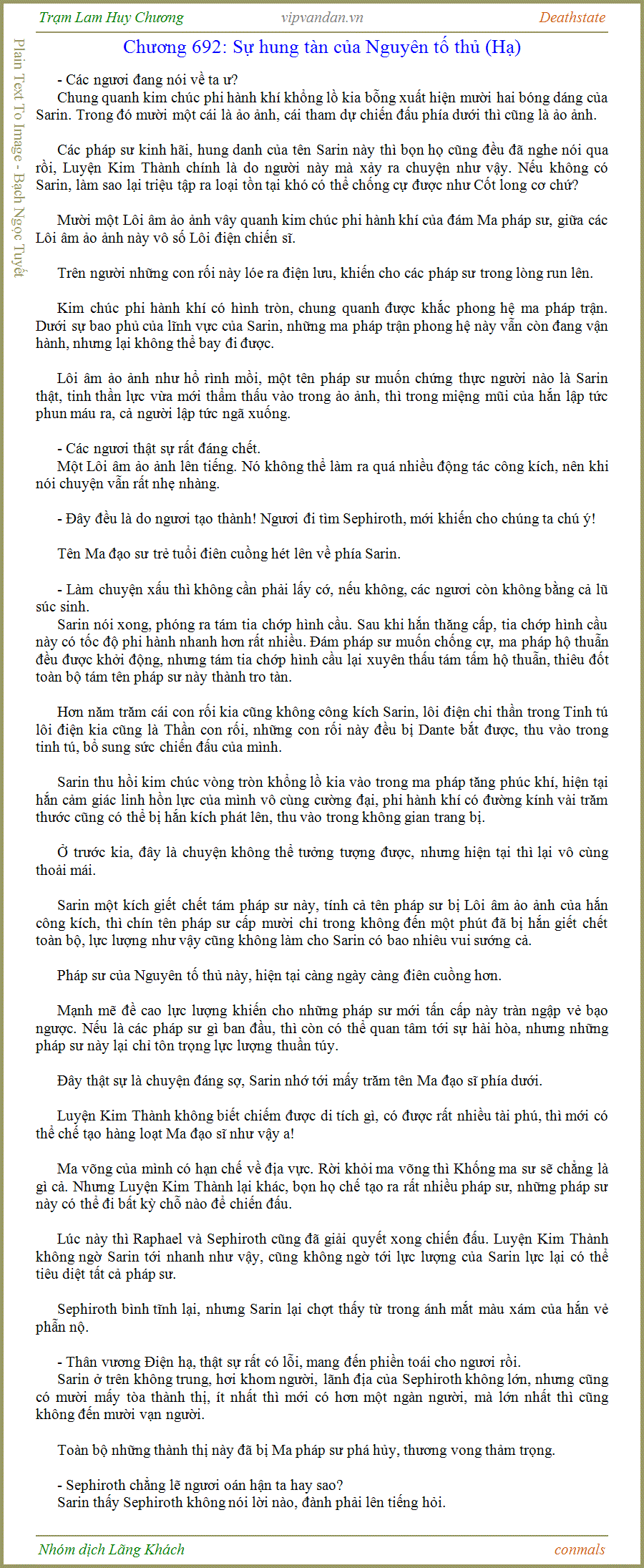 Trạm Lam Huy Chương - Deathstate - FUll - (tháo zen Quyển 3 - Chương 699)