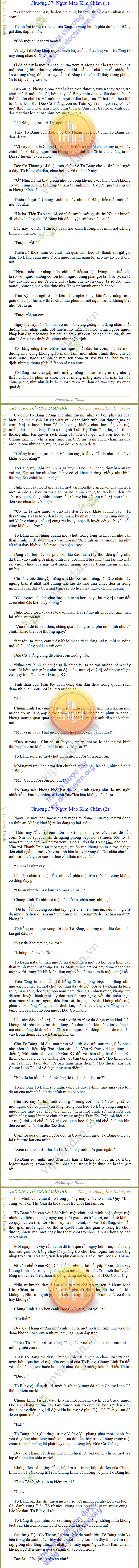 TRÒ CHƠI TỬ VONG LUÂN HỒI - Hoàng Kim Hải Ngạn - chương 37